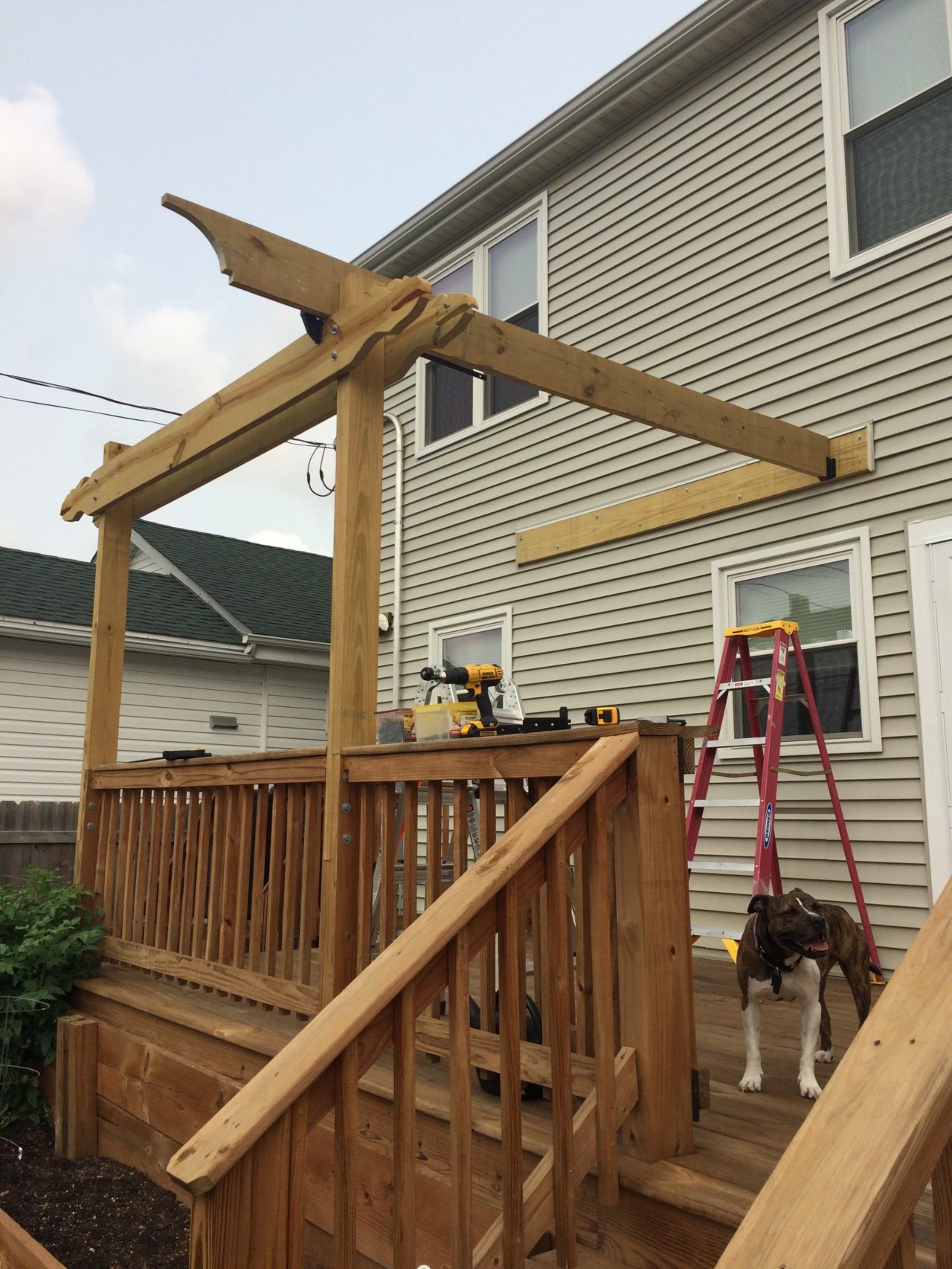 Step by Step Lap Joint Pergola
